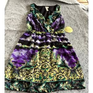 Emma & Michele | Size 8 | NWT Sleeveless Faux Wrap Dress